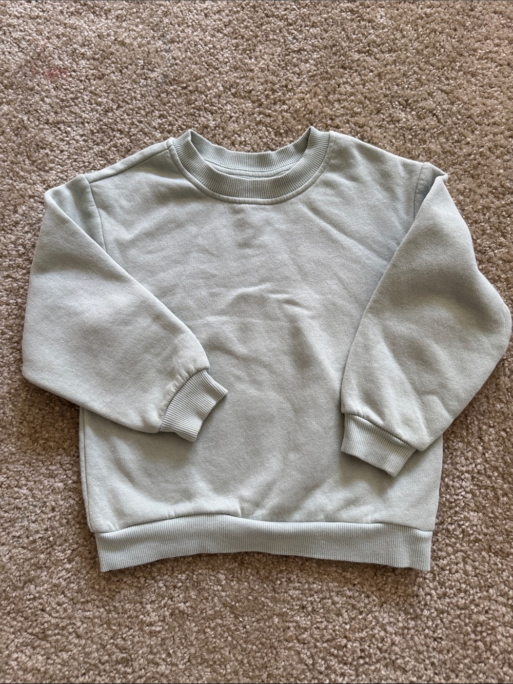 H&M Crewneck Sweatshirt - Pale Sage Green